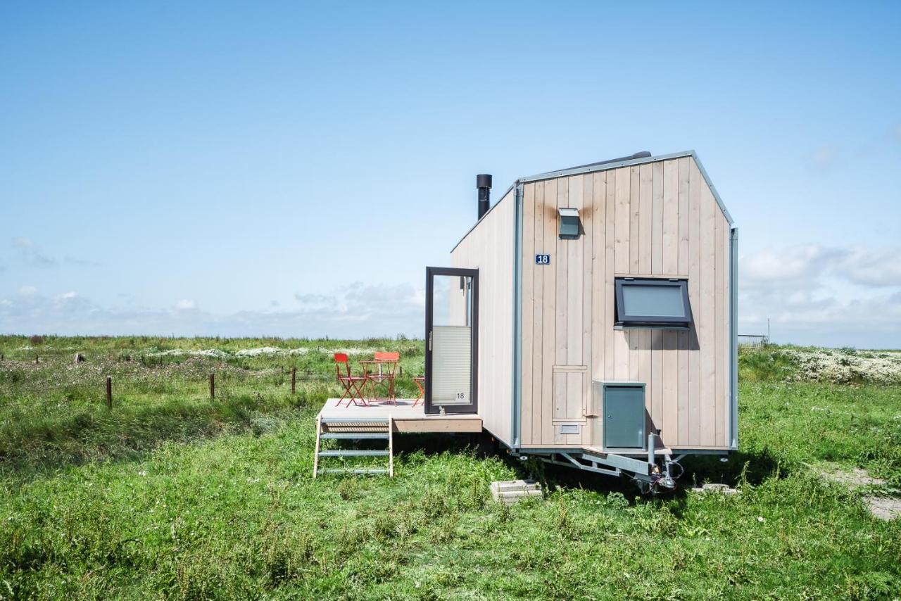 קרוליננזיל Tiny House Pioneer 18 Zur Meerseite - Green Tiny Village Harlesiel מראה חיצוני תמונה